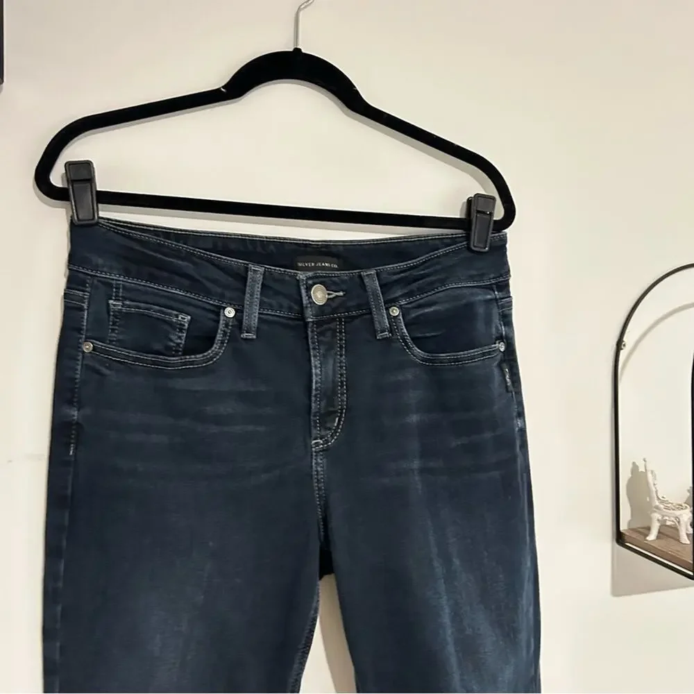 Silver‎ Jeans Co Suki Slim Bootcut Denim Blue Jeans Size 30